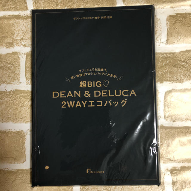 DEAN & DELUCA(ディーンアンドデルーカ)のゼクシィ 11月号 付録 DEAN&DELUCA 2way エコバッグ レディースのバッグ(エコバッグ)の商品写真