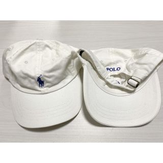 ポロラルフローレン(POLO RALPH LAUREN)のラルフローレン　キャップ白(キャップ)