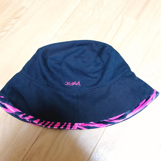 X-girl(エックスガール)のx-girl リバーシブルハット レディースの帽子(ハット)の商品写真