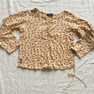 コムサイズム(COMME CA ISM)のコムサイズム　花柄　長袖　カットソー　120 ロンT(Tシャツ/カットソー)