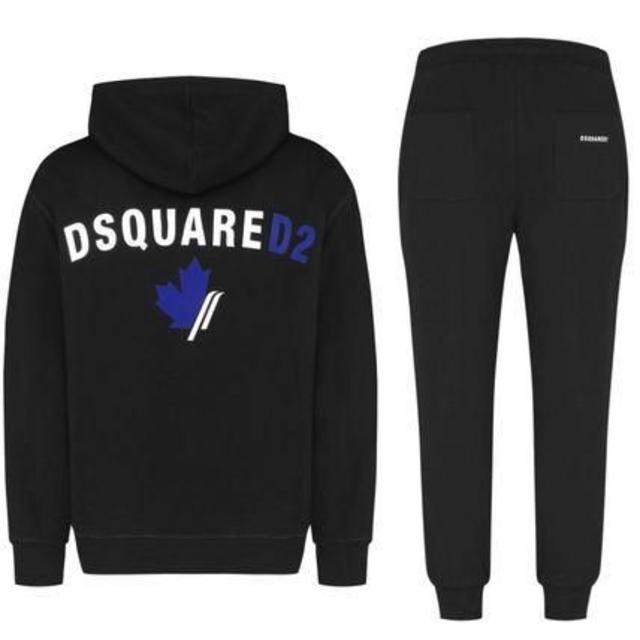 DSQUARED2(ディースクエアード)の[日本未発売] DSQUARED2 メイプル ロゴプリント SET UP メンズのトップス(パーカー)の商品写真