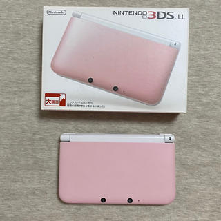 ニンテンドー3DS(ニンテンドー3DS)のニンテンドー3DS LL ピンク (箱付き)(携帯用ゲーム機本体)
