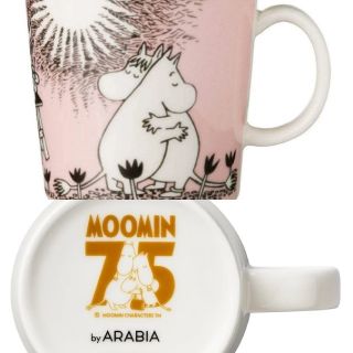 アラビア(ARABIA)の【新品】　アラビア　ムーミン　ラブ　マグカップ　マグ　75周年　2020(グラス/カップ)