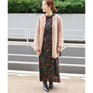 イエナ(IENA)のちびぃ様専用🎵超美品MAISON ANJE HAND KNIT カーディガン(カーディガン)