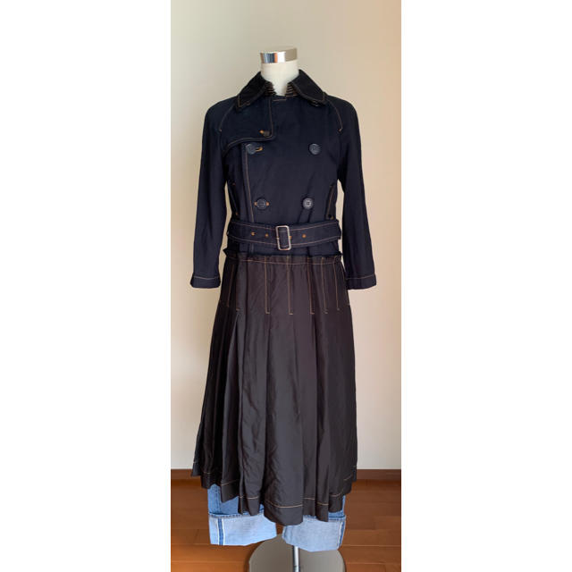tricot COMME des GARÇONS】新品トレンチコート ワンピ-