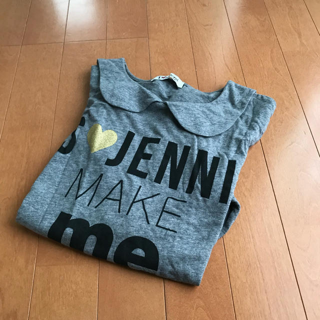 JENNI(ジェニィ)のSISTER JENNI グレー襟 カットソー キッズ/ベビー/マタニティのキッズ服女の子用(90cm~)(Tシャツ/カットソー)の商品写真