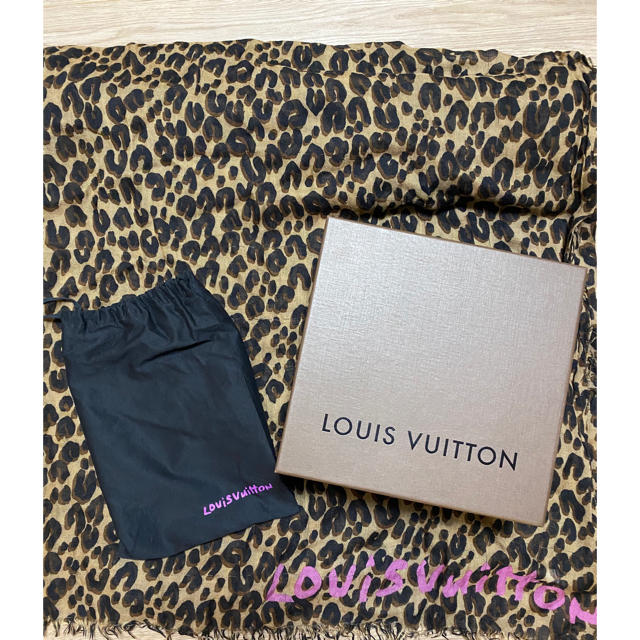 LOUIS VUITTON(ルイヴィトン)のLOUIS VUITTON ルイヴィトン ショール　ストール レディースのファッション小物(マフラー/ショール)の商品写真