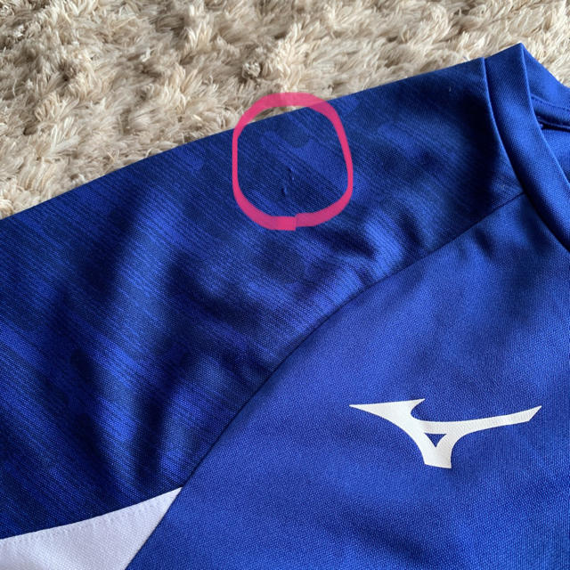 MIZUNO(ミズノ)のミズノ　プラシャツ　Mサイズ　ブルー スポーツ/アウトドアのサッカー/フットサル(ウェア)の商品写真