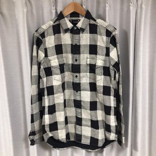 MINEDENIM ブラックデニムバッファローチェックシャツ(シャツ)