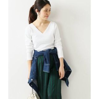 イエナ(IENA)のくまちゃん様専用❄️美品AURALEE*IENA 別注 VネックTシャツ(カットソー(長袖/七分))