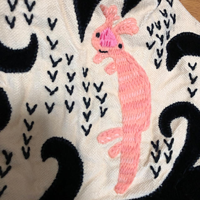 TSUMORI CHISATO(ツモリチサト)の【送料込み】ツモリチサト　TSUMORICHISATO 毛糸刺繍バッグ レディースのバッグ(ハンドバッグ)の商品写真