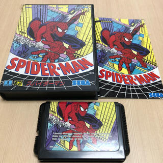 セガ(SEGA)のMD メガドライブ用ソフト　スパイダーマン(家庭用ゲームソフト)