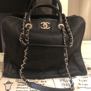 TARA様専用 美品 CHANEL ブラック フレンチリビエラトートバッグ(ショルダーバッグ)