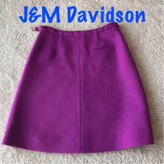 ドゥロワー(Drawer)の◆美品◆  J&M Davidson    スカート　パープル　Drawer(ひざ丈スカート)