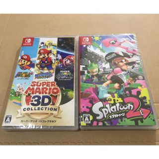 ニンテンドースイッチ(Nintendo Switch)の◾️2台セット SUPER MARIO 3D スプラトゥーン2 switch(家庭用ゲームソフト)