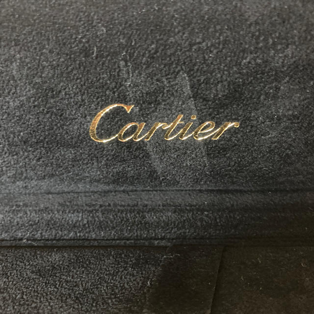 Cartier(カルティエ)のCartier  ボールペンケース　空き箱　リボン付き インテリア/住まい/日用品の文房具(ペンケース/筆箱)の商品写真