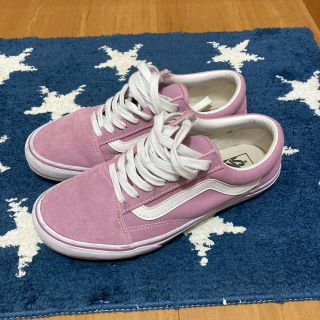 ヴァンズ(VANS)のオールドスクール　バンズ　パープル　ピンク(スニーカー)