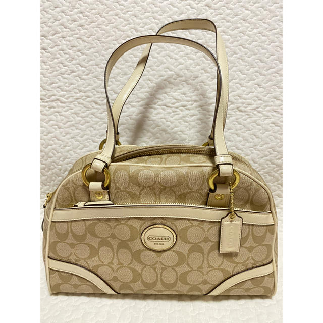 【美品】　COACH ボストンバック　ハンドバッグ