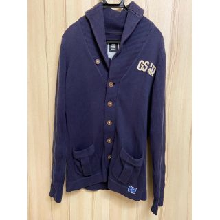 ジースター(G-STAR RAW)のG-STAR RAW ニット　ネイビー　メンズ　Mサイズ(ニット/セーター)