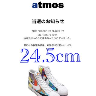 ナイキ(NIKE)のナイキ　ブレイザーMID 77 フライレザー　Ruohan Wang(スニーカー)