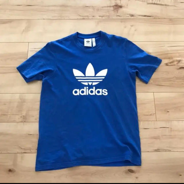 adidas(アディダス)のアディダスオリジナル　Tシャツ　青　M メンズのトップス(Tシャツ/カットソー(半袖/袖なし))の商品写真