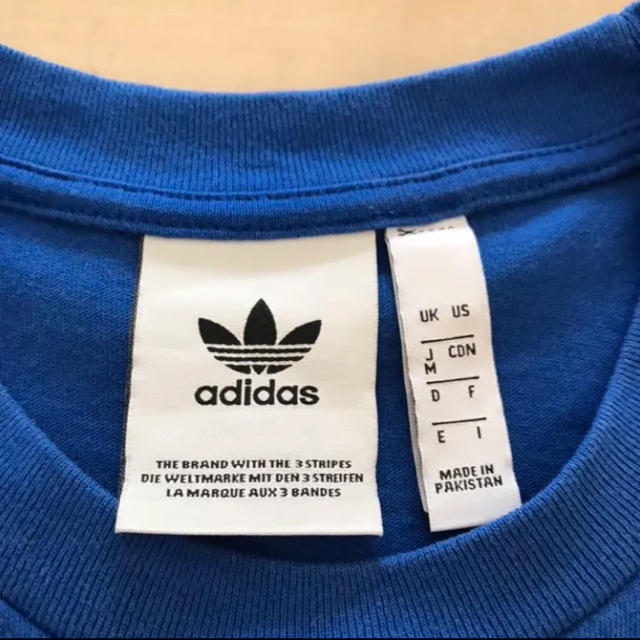 adidas(アディダス)のアディダスオリジナル　Tシャツ　青　M メンズのトップス(Tシャツ/カットソー(半袖/袖なし))の商品写真