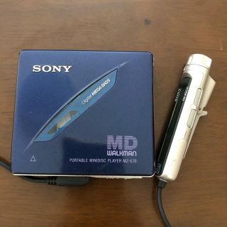 ソニー(SONY)のソニー　MDウォークマン　MDプレーヤー　SONY 廃盤　レア(ポータブルプレーヤー)