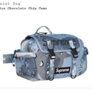 シュプリーム(Supreme)の20ss Supreme WaistBag blue chip camo 新品 (ボディーバッグ)