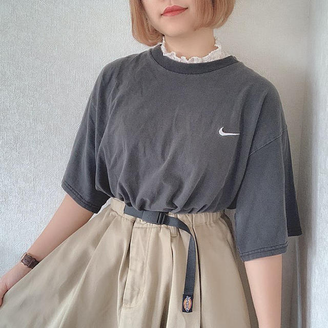 NIKE(ナイキ)のTシャツ+チェックパンツ レディースのレディース その他(セット/コーデ)の商品写真