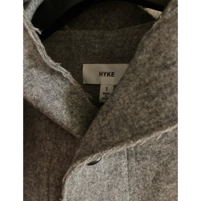 HYKE(ハイク)のHYKE フーテッドロングコート　完売品 レディースのジャケット/アウター(ロングコート)の商品写真