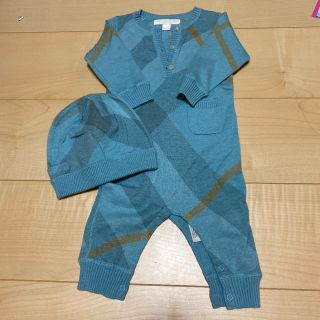 バーバリー(BURBERRY)の新品Burberry children バーバリーチャイルドカシミヤ　ロンパース(ロンパース)