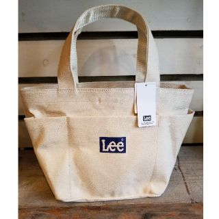 リー(Lee)のLee 3ポケットキャンバスミニトートバック(ロゴ部分ネイビー)(トートバッグ)