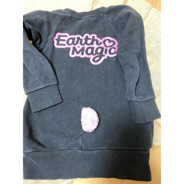 EARTHMAGIC(アースマジック)のアースマジックトレーナー110㎝ キッズ/ベビー/マタニティのキッズ服女の子用(90cm~)(Tシャツ/カットソー)の商品写真