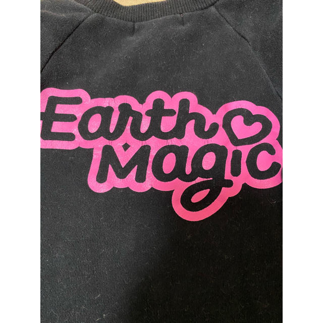 EARTHMAGIC(アースマジック)のアースマジックトレーナー110㎝ キッズ/ベビー/マタニティのキッズ服女の子用(90cm~)(Tシャツ/カットソー)の商品写真