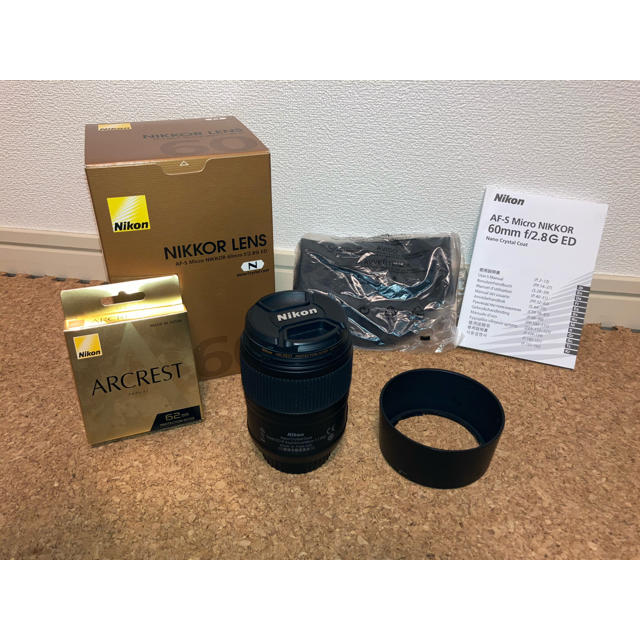 Nikon(ニコン)の【ジロー様専用】AF-S Micro NIKKOR 60mm F2.8G ED スマホ/家電/カメラのカメラ(レンズ(単焦点))の商品写真