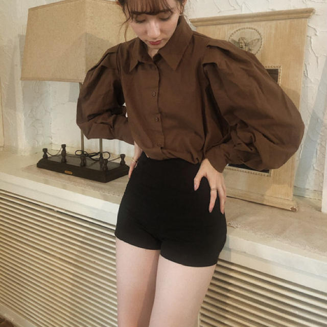 brown shirt blouse