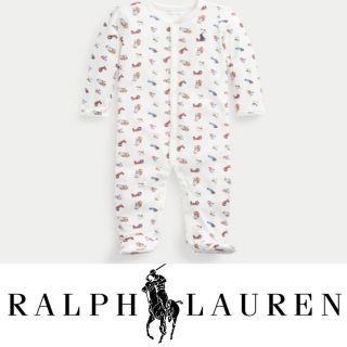 ラルフローレン(Ralph Lauren)の【k.m様専用】ラルフローレン ファーマーズポロベア ロンパース9M75(カバーオール)