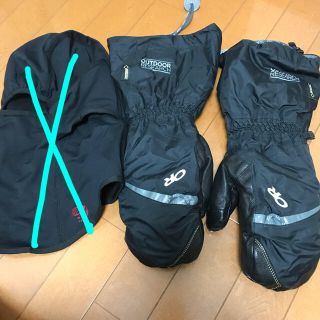 ザノースフェイス(THE NORTH FACE)の極寒用　手袋　ゴアテックス　OR(ウエア/装備)