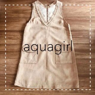 アクアガール(aquagirl)の美品♡ aquagirl ジャンスカ ワンピース(ひざ丈ワンピース)