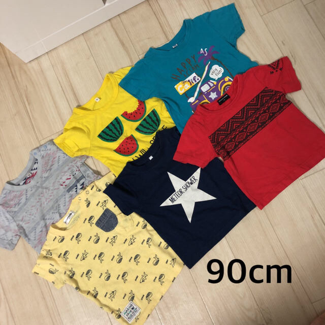 半袖 Tシャツ 90センチ まとめ売り キッズ/ベビー/マタニティのキッズ服男の子用(90cm~)(Tシャツ/カットソー)の商品写真