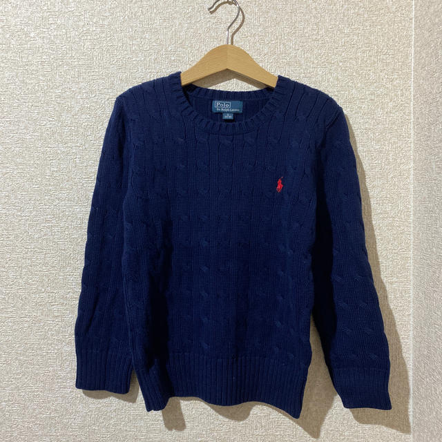 POLO RALPH LAUREN(ポロラルフローレン)のラルフローレン　綿100%セーター　120cm キッズ/ベビー/マタニティのキッズ服男の子用(90cm~)(ニット)の商品写真