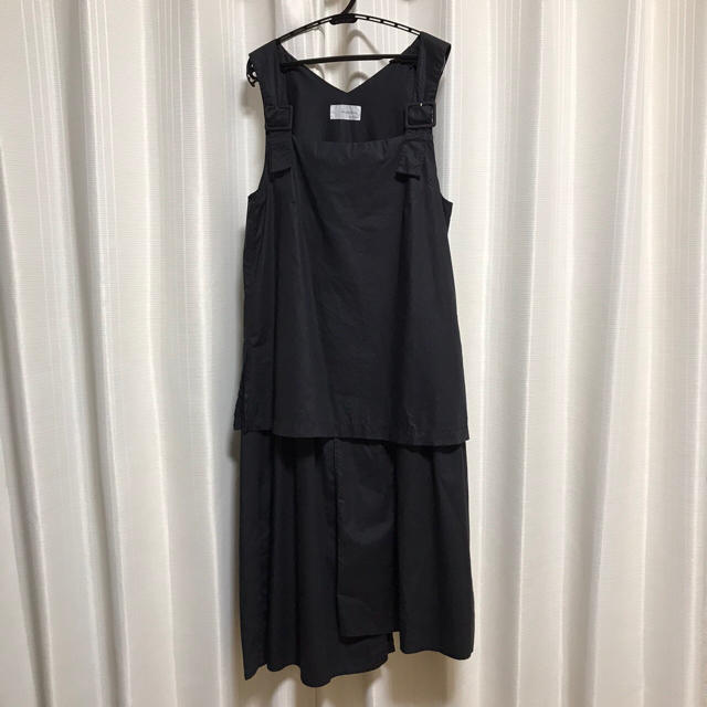 極美品☆ robe de chambre ベロアロングワンピース　ネイビー　L