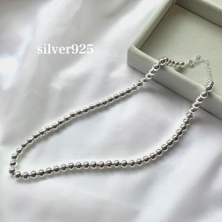 ビューティアンドユースユナイテッドアローズ(BEAUTY&YOUTH UNITED ARROWS)のsilver925  ナバホパール　ボールチェーンネックレス(ネックレス)