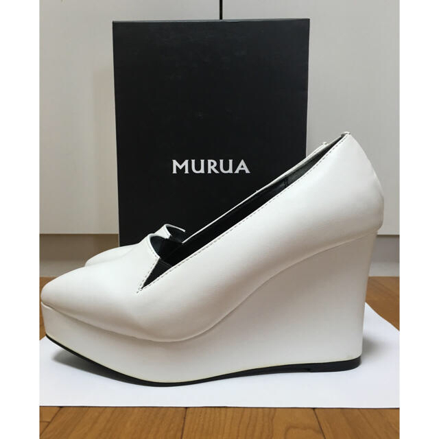 MURUA(ムルーア)のMURUA  ウエッジソールパンプス レディースの靴/シューズ(ハイヒール/パンプス)の商品写真