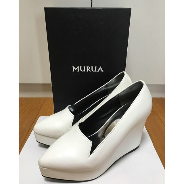 MURUA(ムルーア)のMURUA  ウエッジソールパンプス レディースの靴/シューズ(ハイヒール/パンプス)の商品写真