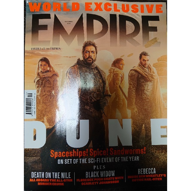 EMPIRE(エンパイア)のWORLD EXCLUSIVE EMPIRE DUNE OCTOBER 2020 エンタメ/ホビーの雑誌(趣味/スポーツ)の商品写真