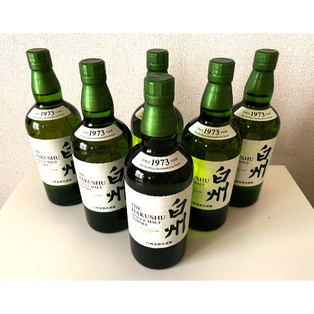 新品未開栓】サントリー白州 シングルモルトウイスキー 700ml 6本