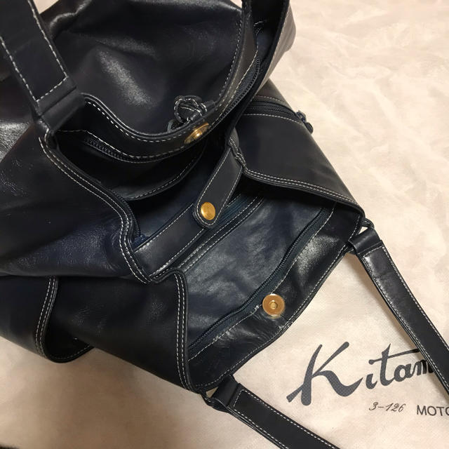 Kitamura(キタムラ)のこっく1977様用　キタムラ　バッグ　ネイビー レディースのバッグ(トートバッグ)の商品写真