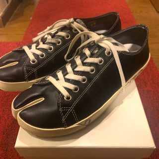 マルタンマルジェラ(Maison Martin Margiela)のmaison margiela tabi レザースニーカー 42(スニーカー)