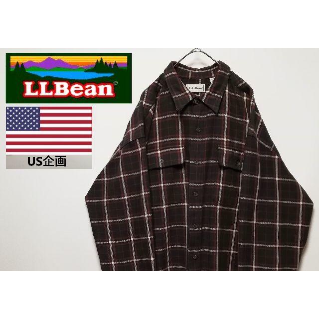 189 US企画 L.L.BEAN ビッグサイズ シャツジャケット シャツ